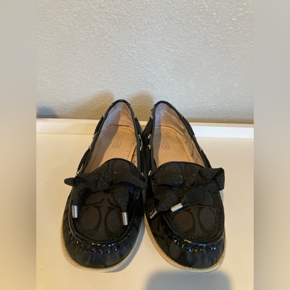 Coach Shoes - Coach Black Clarisa Loafers Size 9B